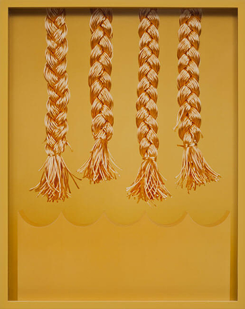 Four Braids (Yellow)