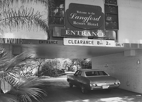 Entrance, Langford Hotel, Winter Park, Florida