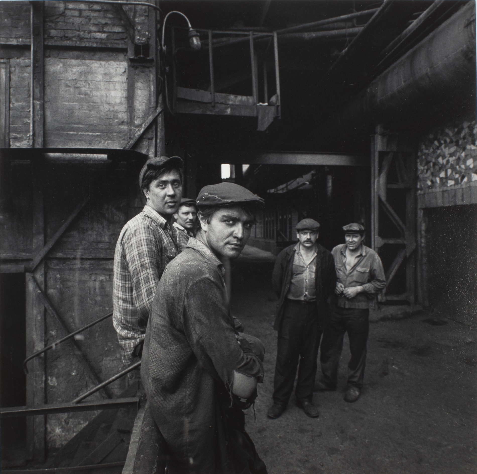 At D.M.Z. Steelworks, Donetsk, Ukraine, August 1994