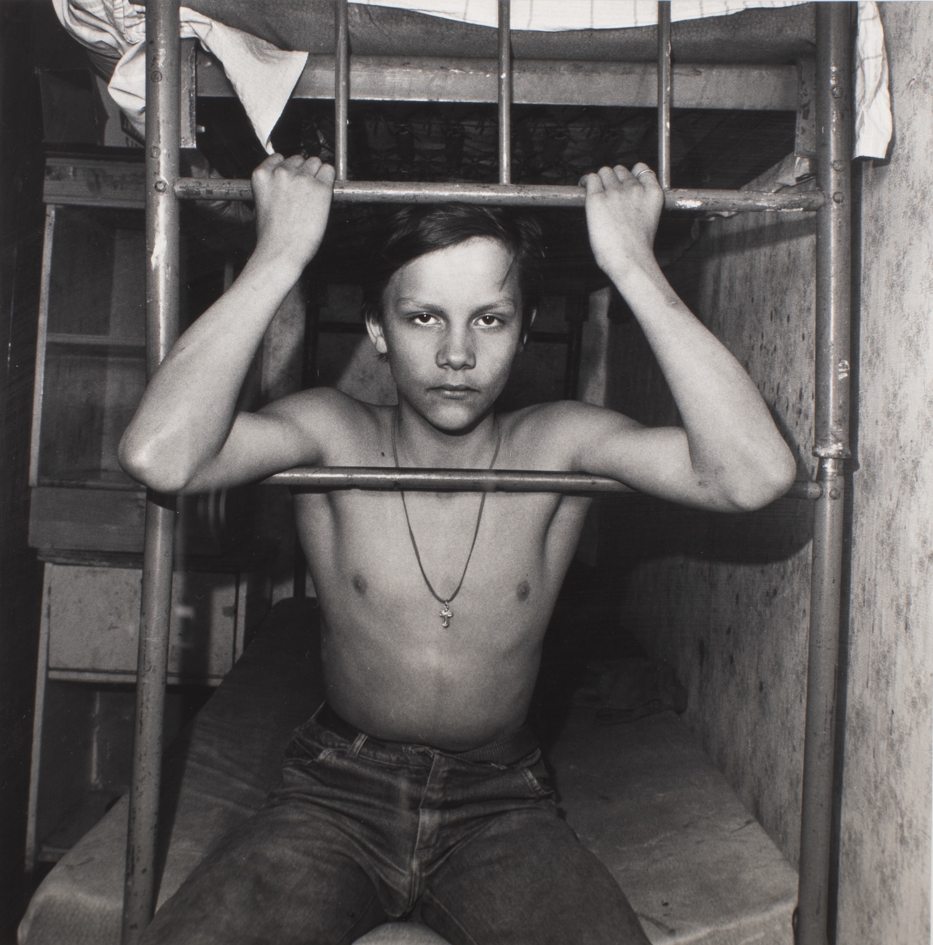 At the Sinaya Corona Street Children's Shelter, St. Petersburg, April 1994