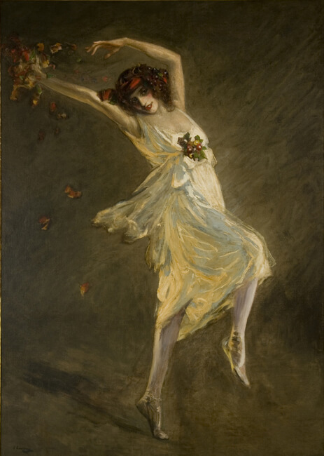 Anna Pavlova as a Bacchante