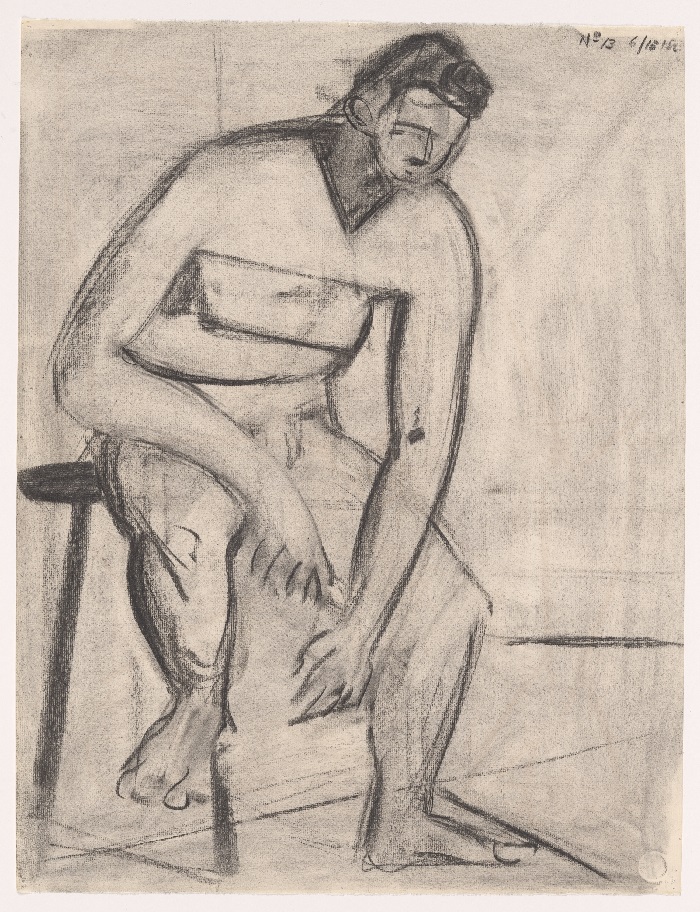 Seated Male Figure