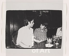 Wilson Kidde and unidentified man sitting at table